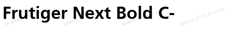 Frutiger Next Bold C字体转换 Frutiger Next Bold C字体转换
